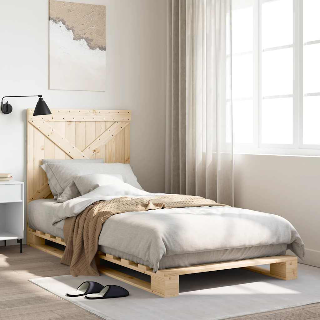 Cadre de lit sans matelas avec tête de lit 90x200 cm - XIOS