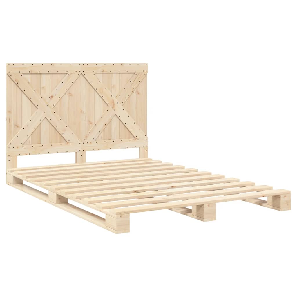 Cadre de lit sans matelas avec tête de lit 160x200 cm - XIOS