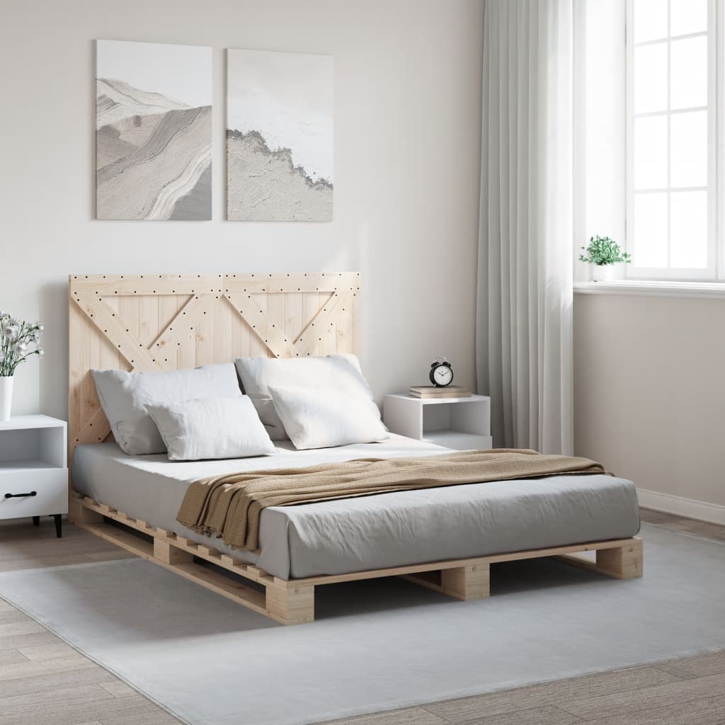 Cadre de lit sans matelas avec tête de lit 160x200 cm - XIOS