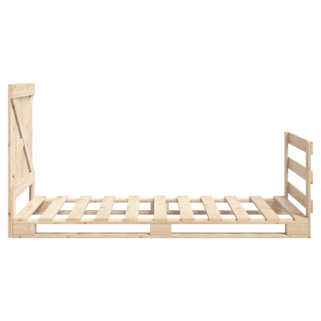 Cadre de lit sans matelas avec tête de lit 90x200 cm - XIOS