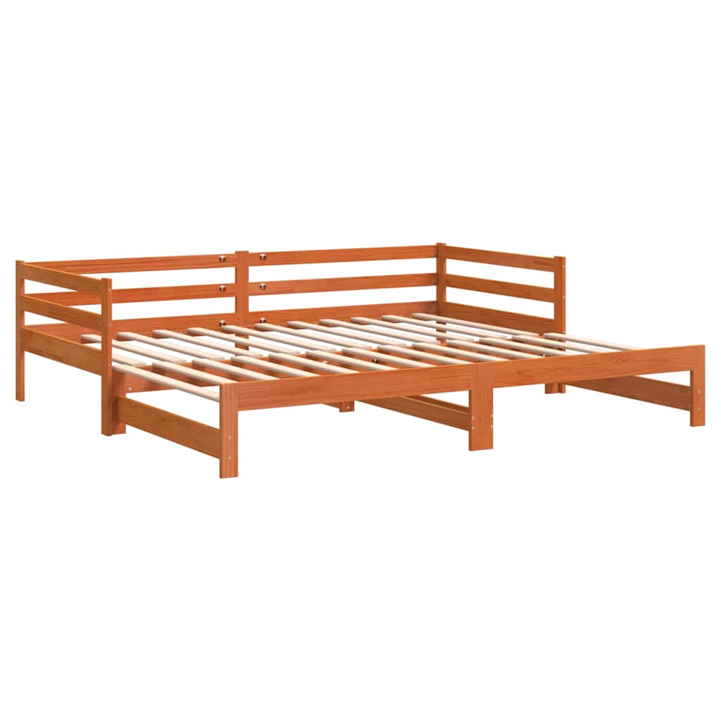 Lit de jour et lit gigogne sans matelas 90x200 cm bois massif - XIOS