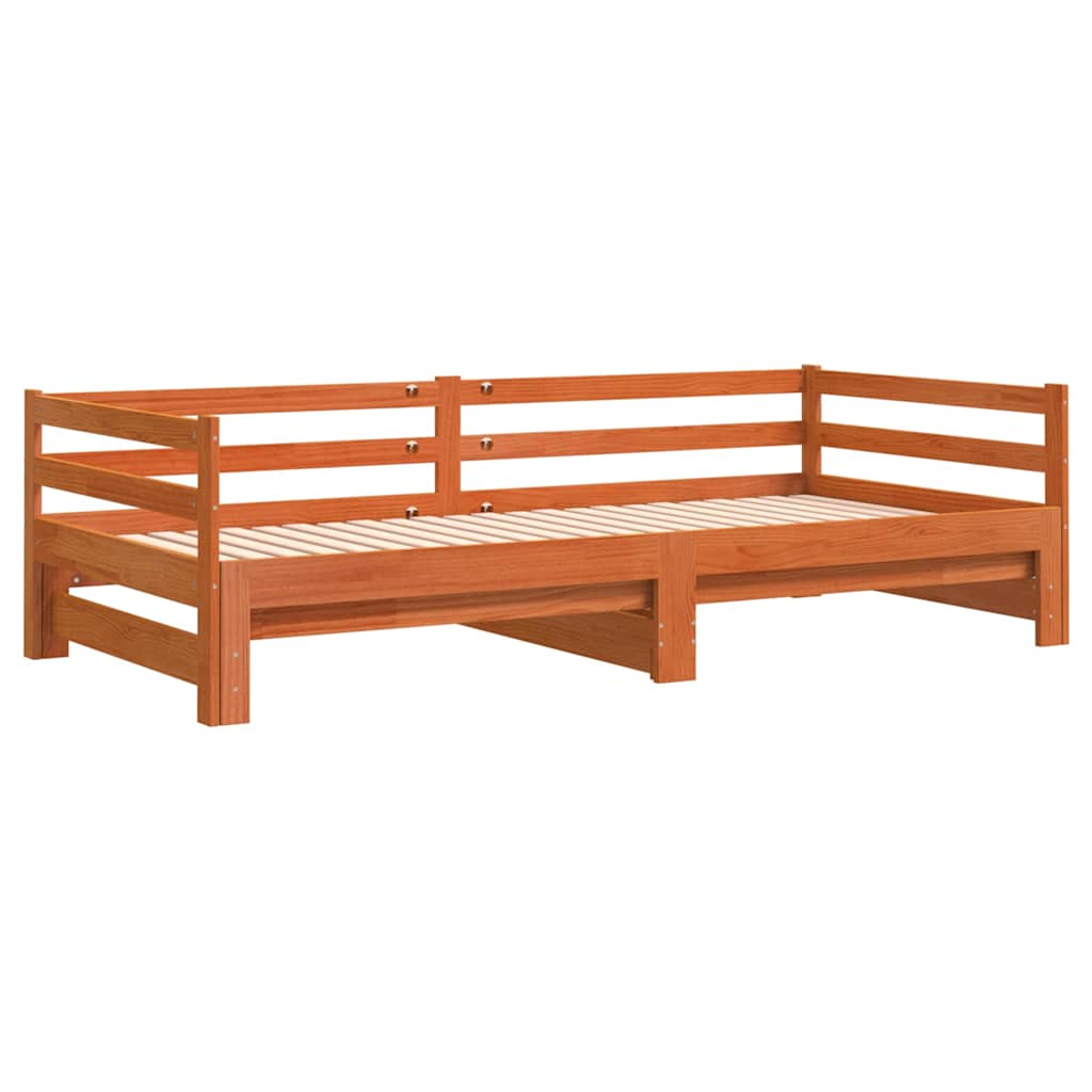 Lit de jour et lit gigogne sans matelas 90x200 cm bois massif - XIOS