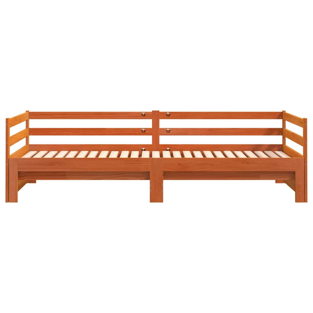 Lit de jour et lit gigogne sans matelas 90x190 cm bois massif - XIOS