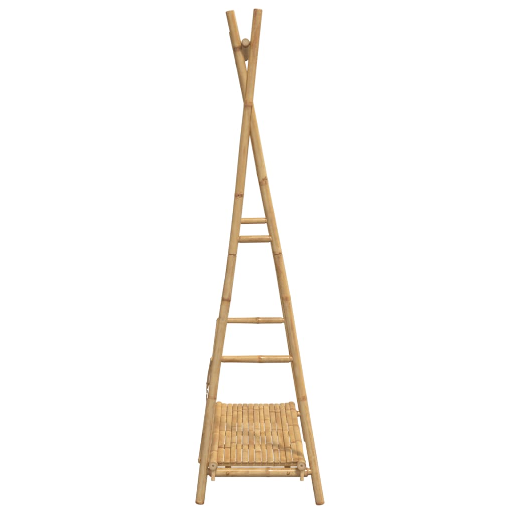 Porte-vêtement avec étagère 102x50x190 cm bambou - XIOS