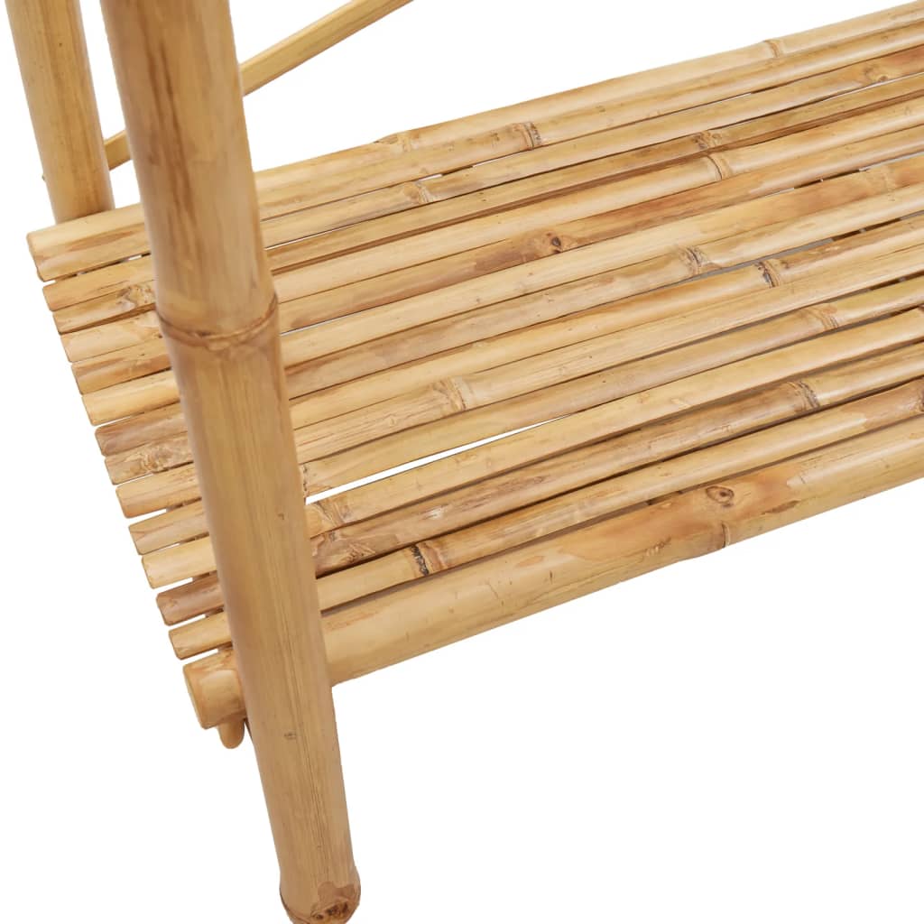Porte-vêtement avec étagère 102x50x190 cm bambou - XIOS