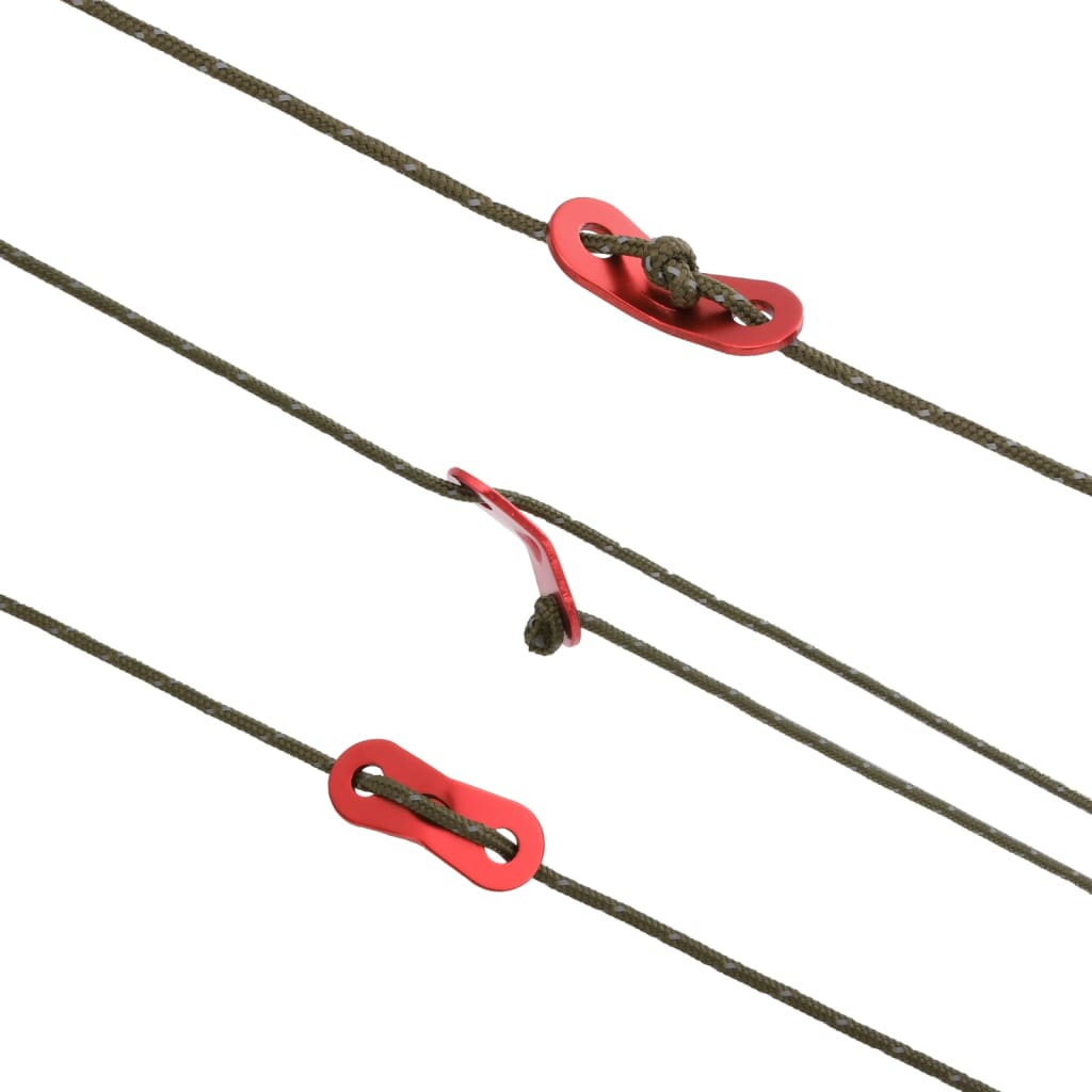 Corde de haubanage de tente avec bandes réfléchissantes et clés Accessoires de tente vidaXL