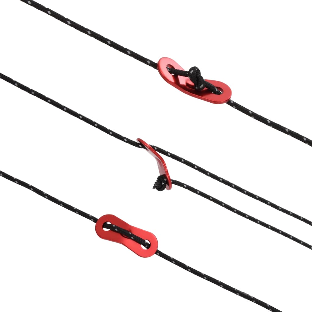 Corde de haubanage de tente avec bandes réfléchissantes et clés Accessoires de tente vidaXL