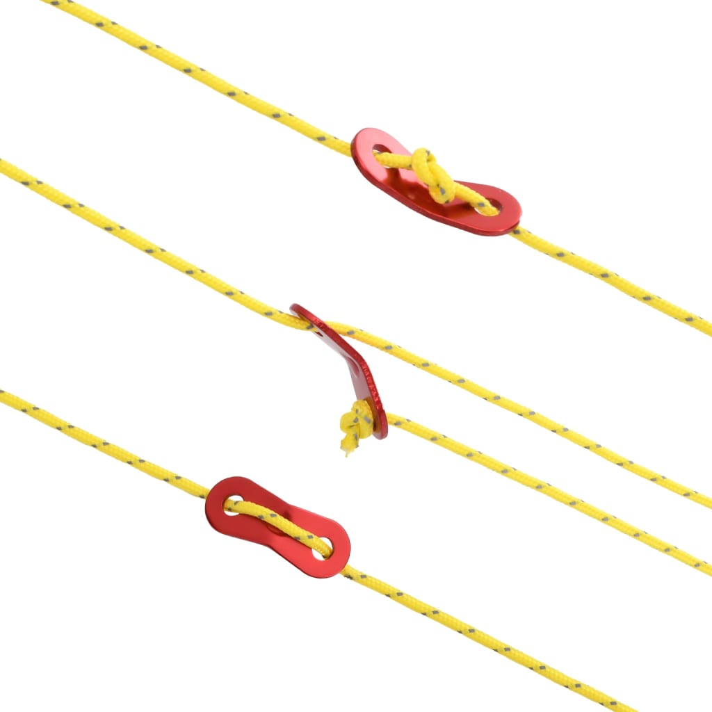 Corde de haubanage de tente avec bandes réfléchissantes et clés Accessoires de tente vidaXL