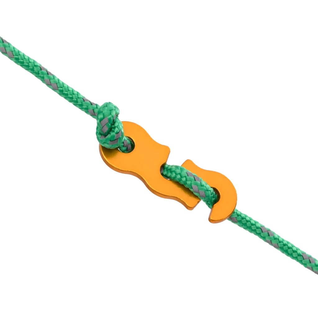 Cordes de haubanage avec clés réfléchissantes 8 pcs 4 m 4 mm Accessoires de tente vidaXL