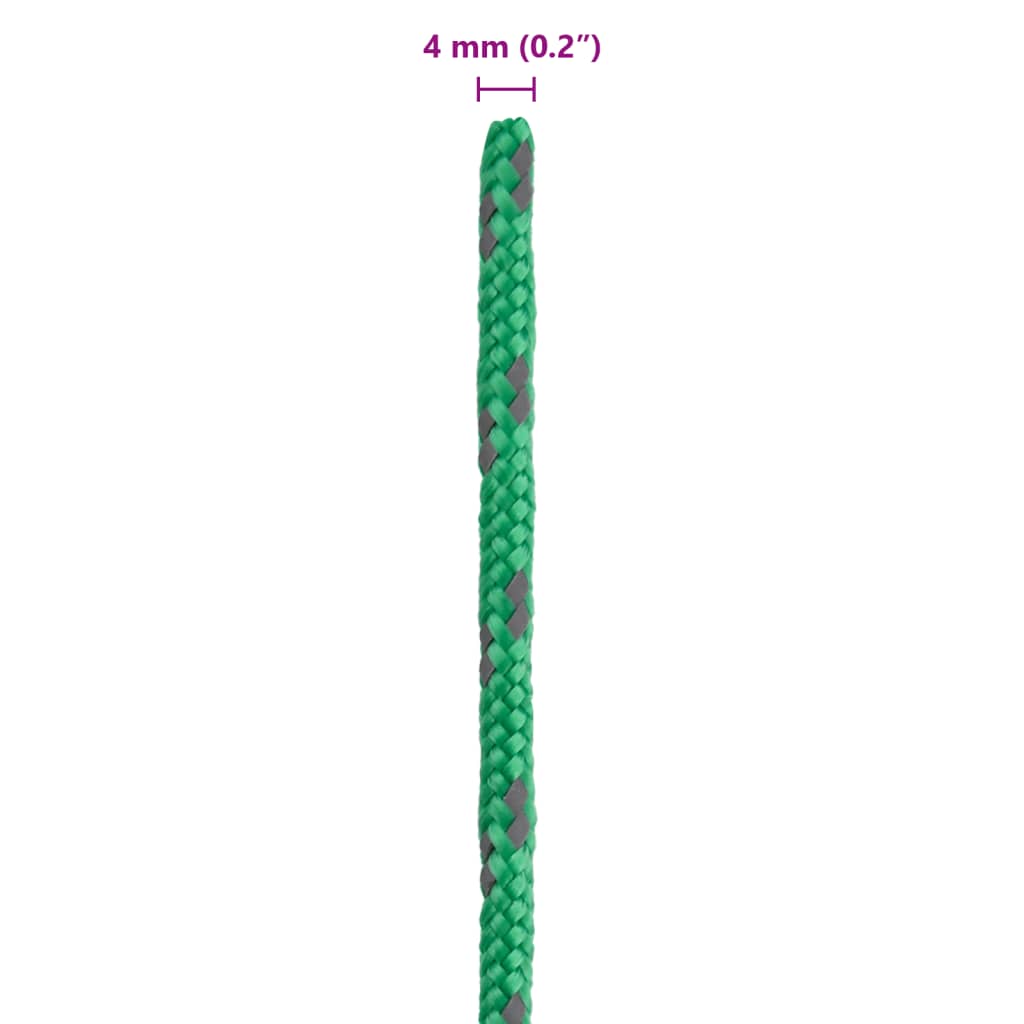 Cordes de haubanage avec clés réfléchissantes 8 pcs 4 m 4 mm Accessoires de tente vidaXL