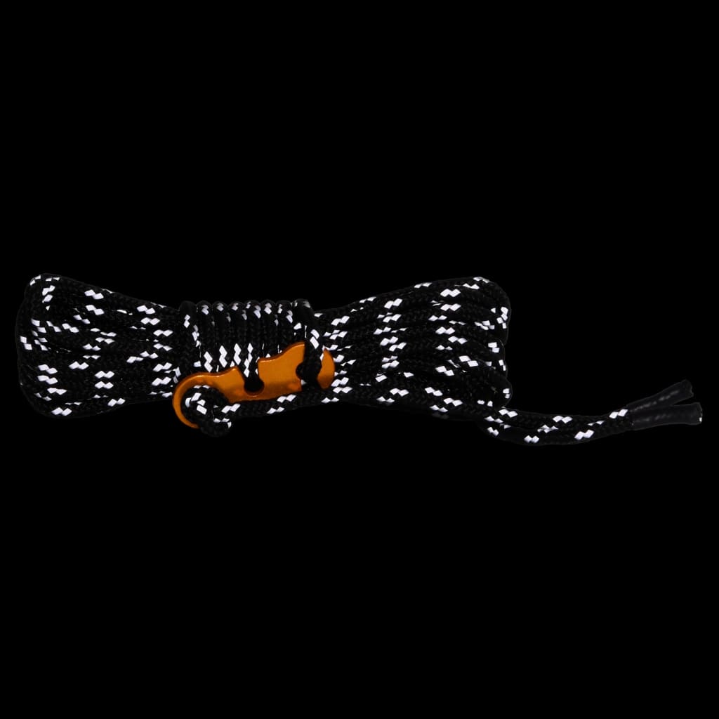 Cordes de haubanage avec clés réfléchissantes 8 pcs 4 m 4 mm Accessoires de tente vidaXL