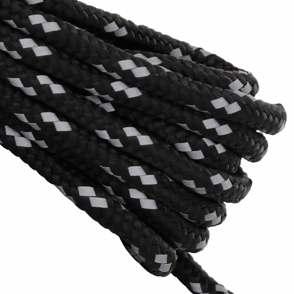 Cordes de haubanage avec clés réfléchissantes 8 pcs 4 m 4 mm Accessoires de tente vidaXL