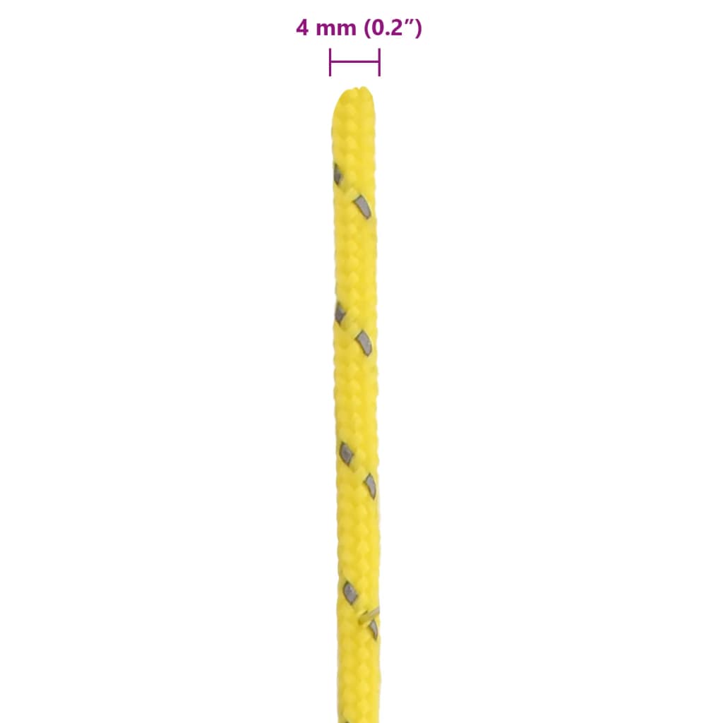 Cordes de haubanage avec clés réfléchissantes 8 pcs 4 m 4 mm Accessoires de tente vidaXL