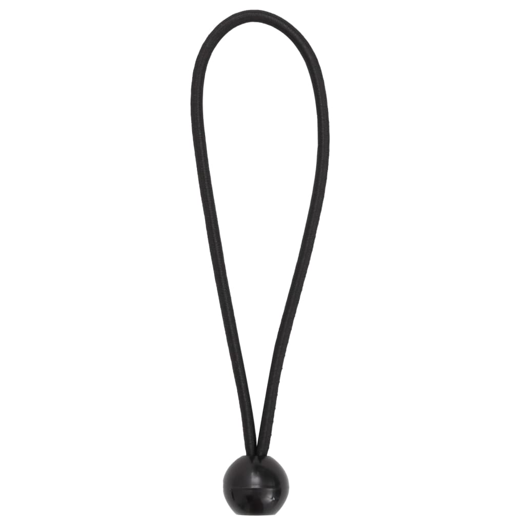 Cordes élastiques avec balles 50 pcs 21x0,5 cm Accessoires de tente vidaXL