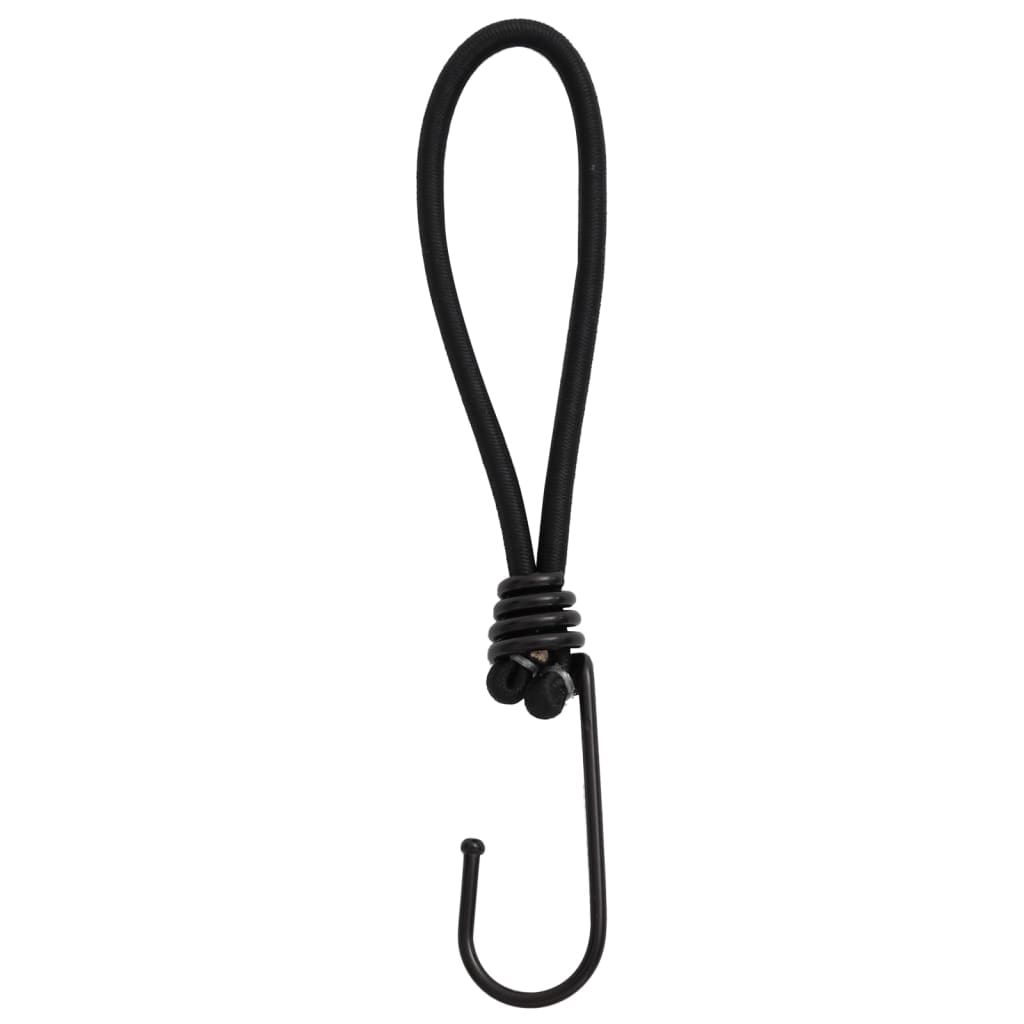 Cordon élastique avec crochets 50 pcs 17 cm Accessoires de tente vidaXL