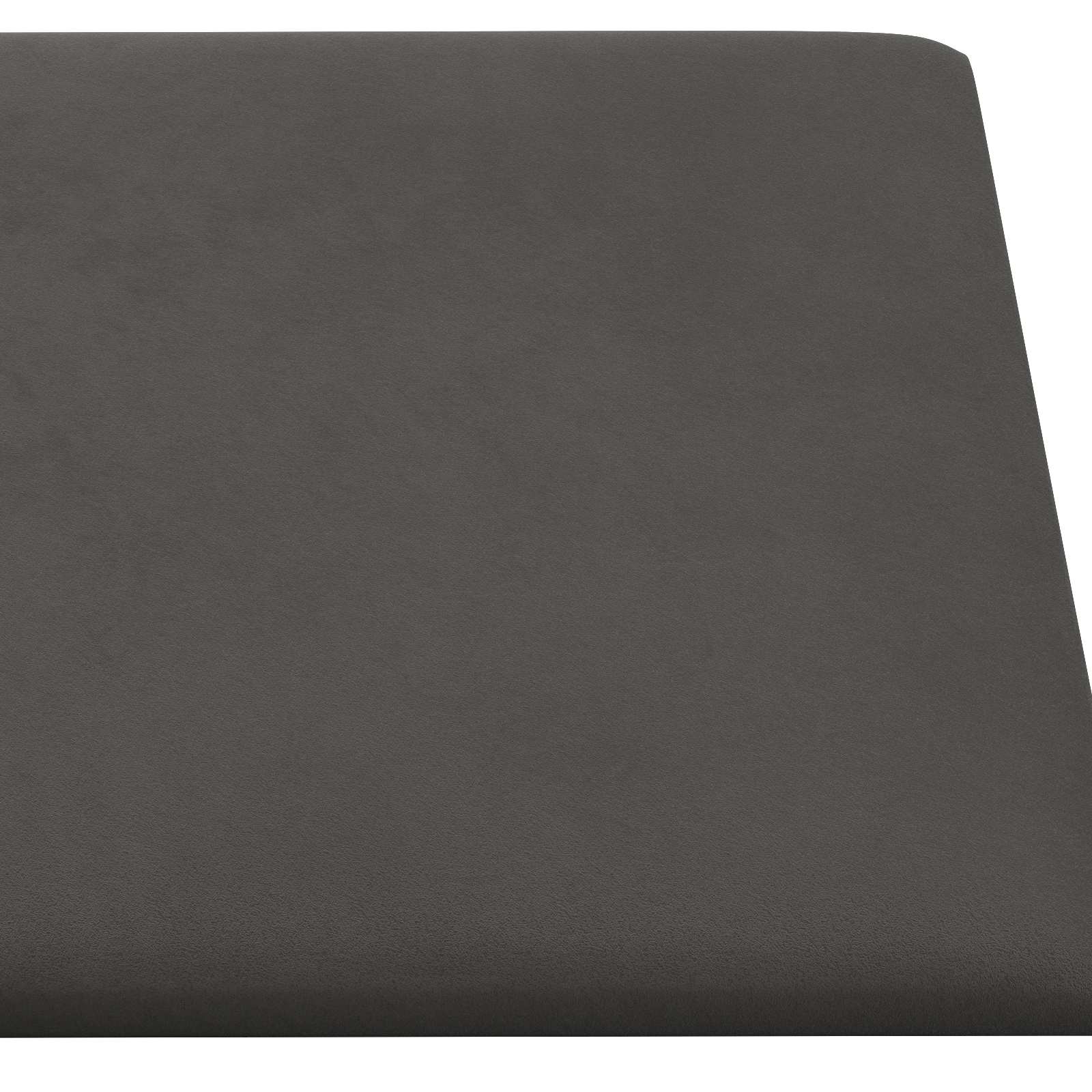 Tête de lit murale 12 pcs Gris foncé Velours - XIOS