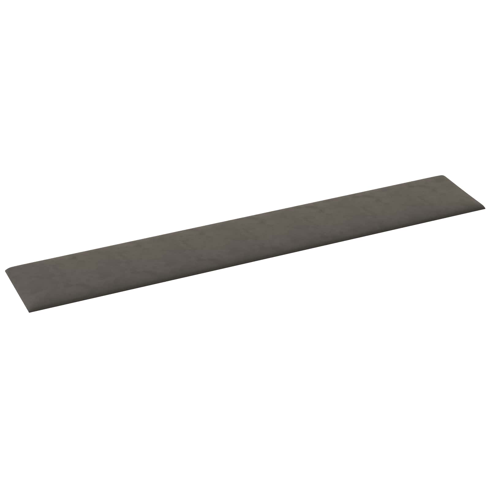 Tête de lit murale 12 pcs Gris foncé Velours - XIOS
