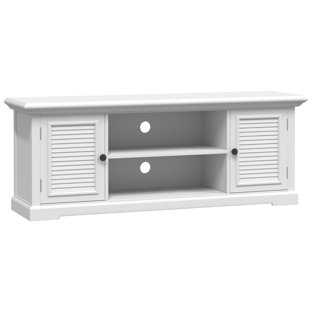 Meuble TV blanc 110x30x41 cm bois d'ingénierie Meubles TV vidaXL   