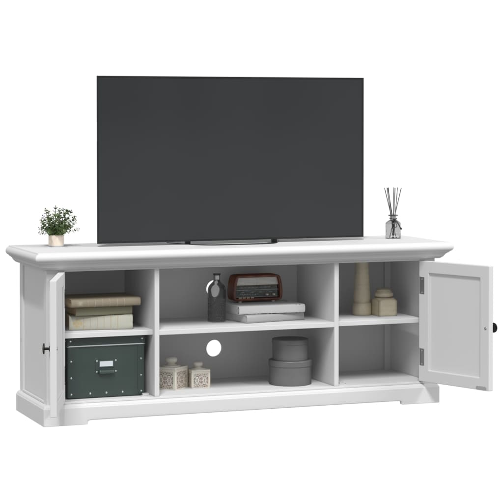 Meuble TV blanc 110x30x41 cm bois d'ingénierie Meubles TV vidaXL   
