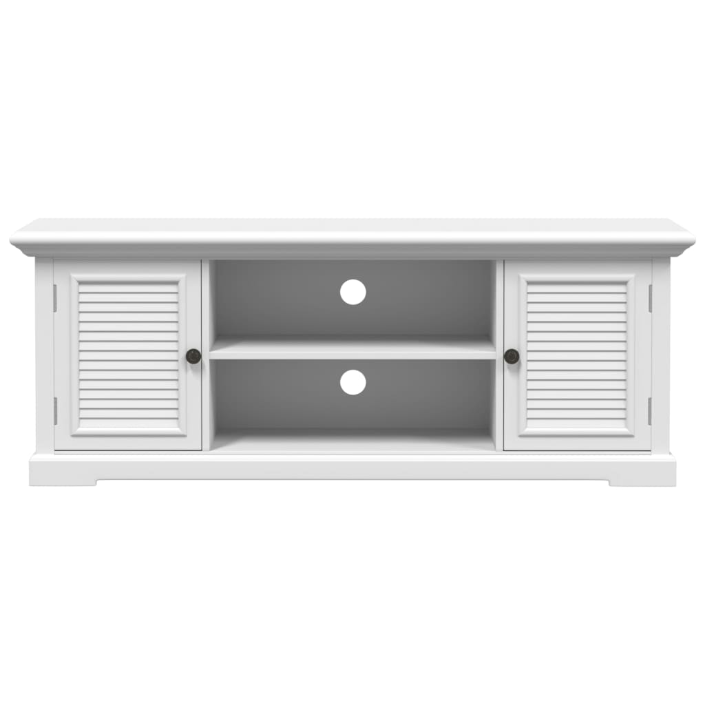 Meuble TV blanc 110x30x41 cm bois d'ingénierie Meubles TV vidaXL   
