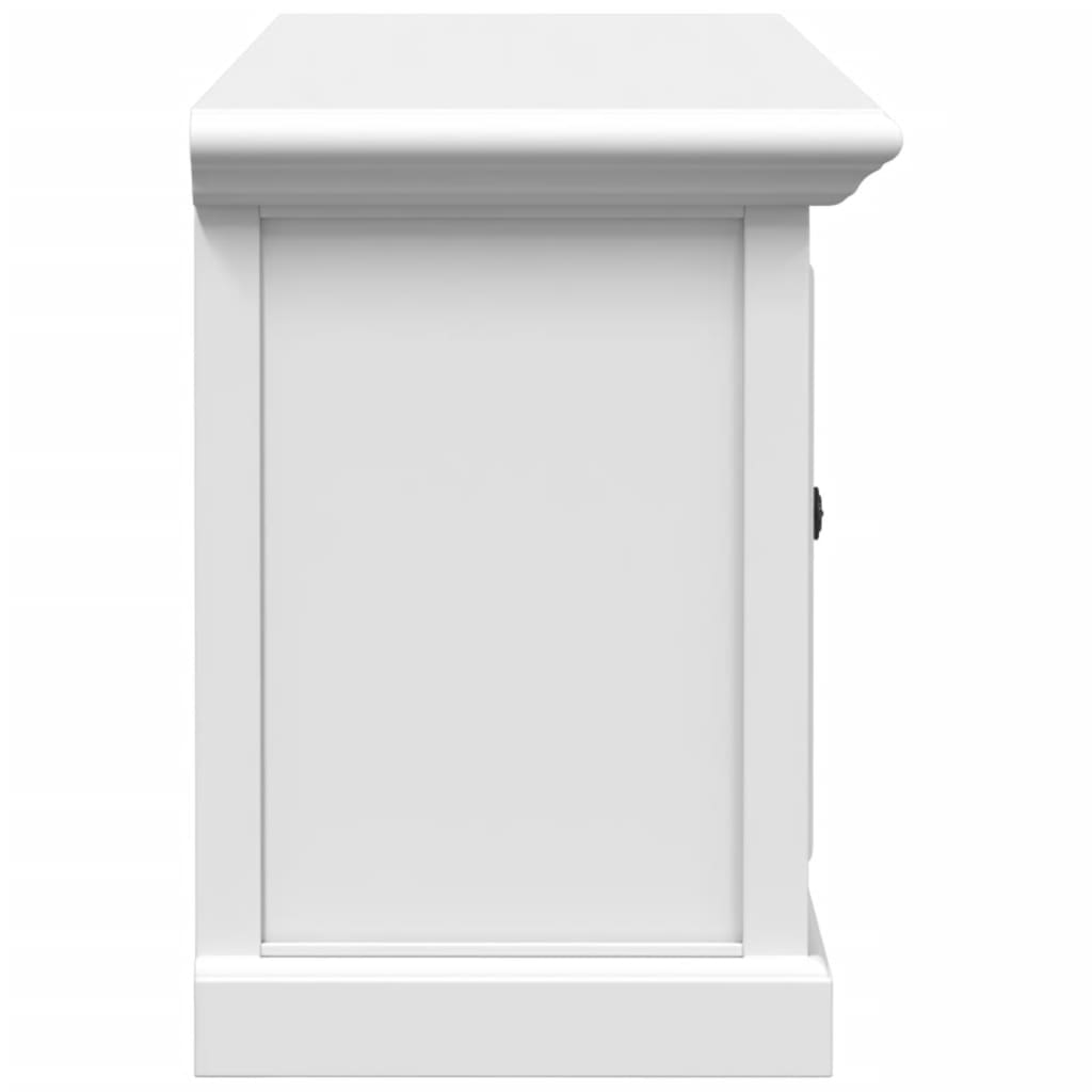 Meuble TV blanc 110x30x41 cm bois d'ingénierie Meubles TV vidaXL   