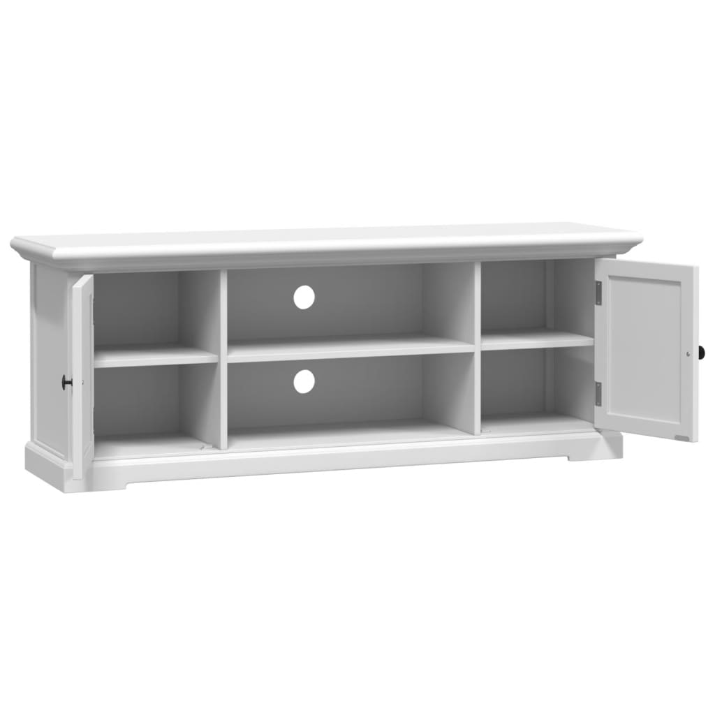 Meuble TV blanc 110x30x41 cm bois d'ingénierie Meubles TV vidaXL   