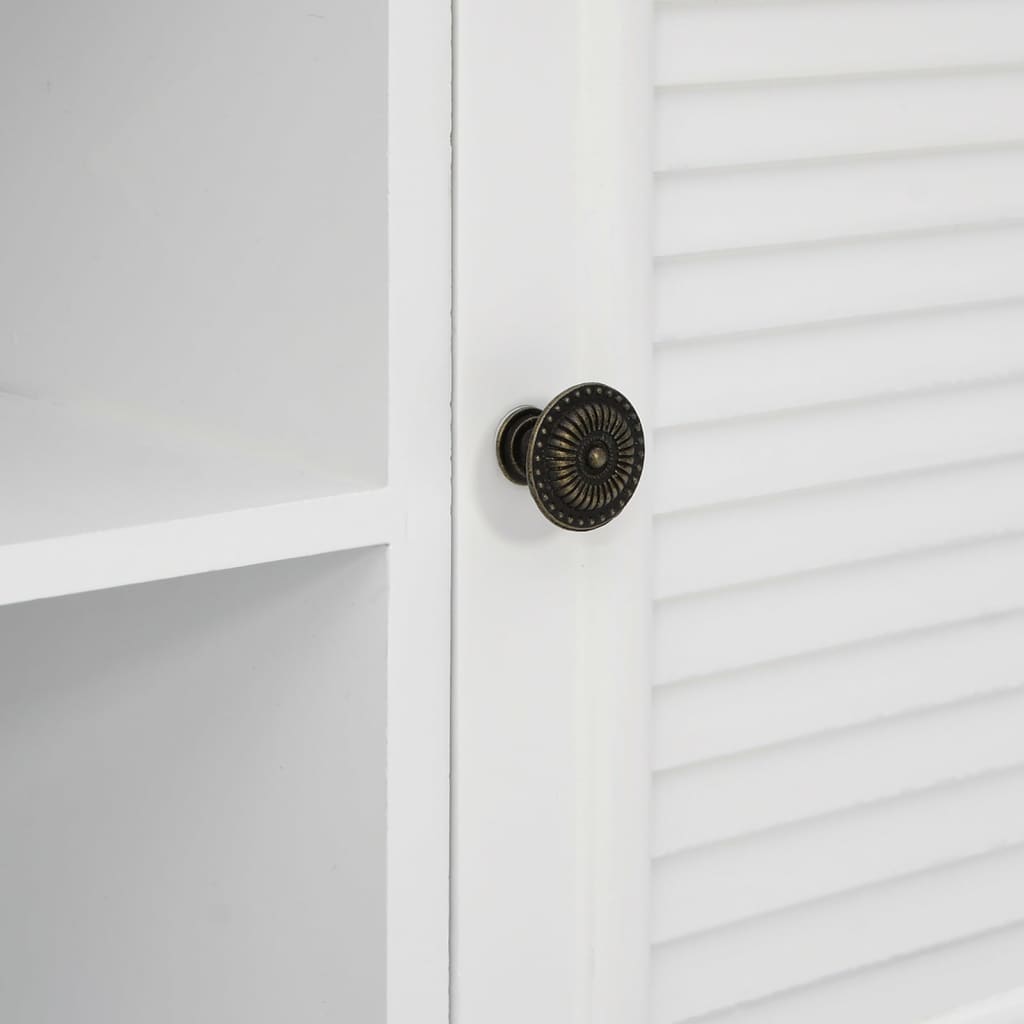 Meuble TV blanc 110x30x41 cm bois d'ingénierie Meubles TV vidaXL   