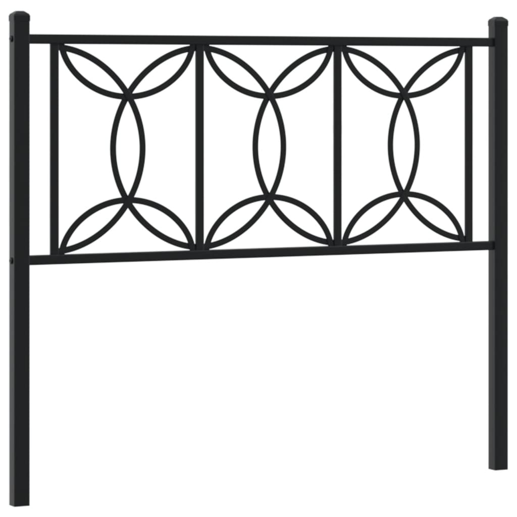 Tête de lit métal noir 107 cm - XIOS