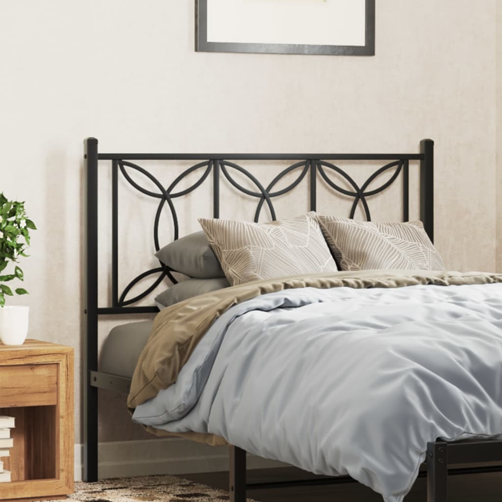 Tête de lit métal noir 107 cm - XIOS