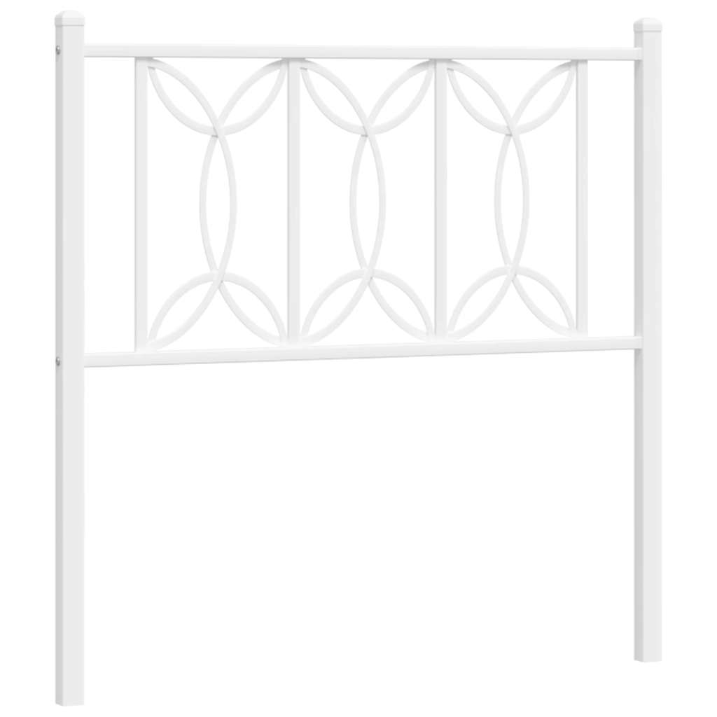 Tête de lit métal blanc 75 cm - XIOS
