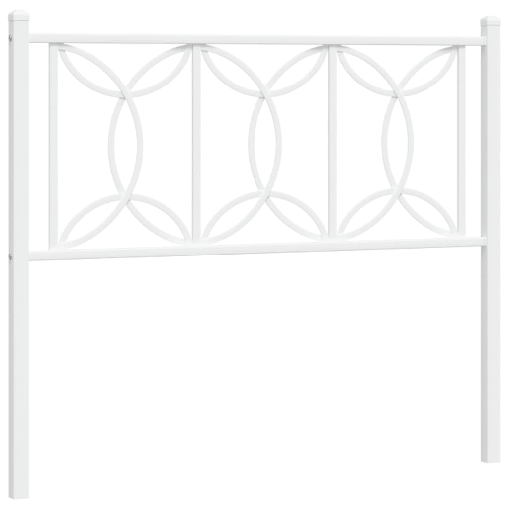 Tête de lit métal blanc 100 cm - XIOS
