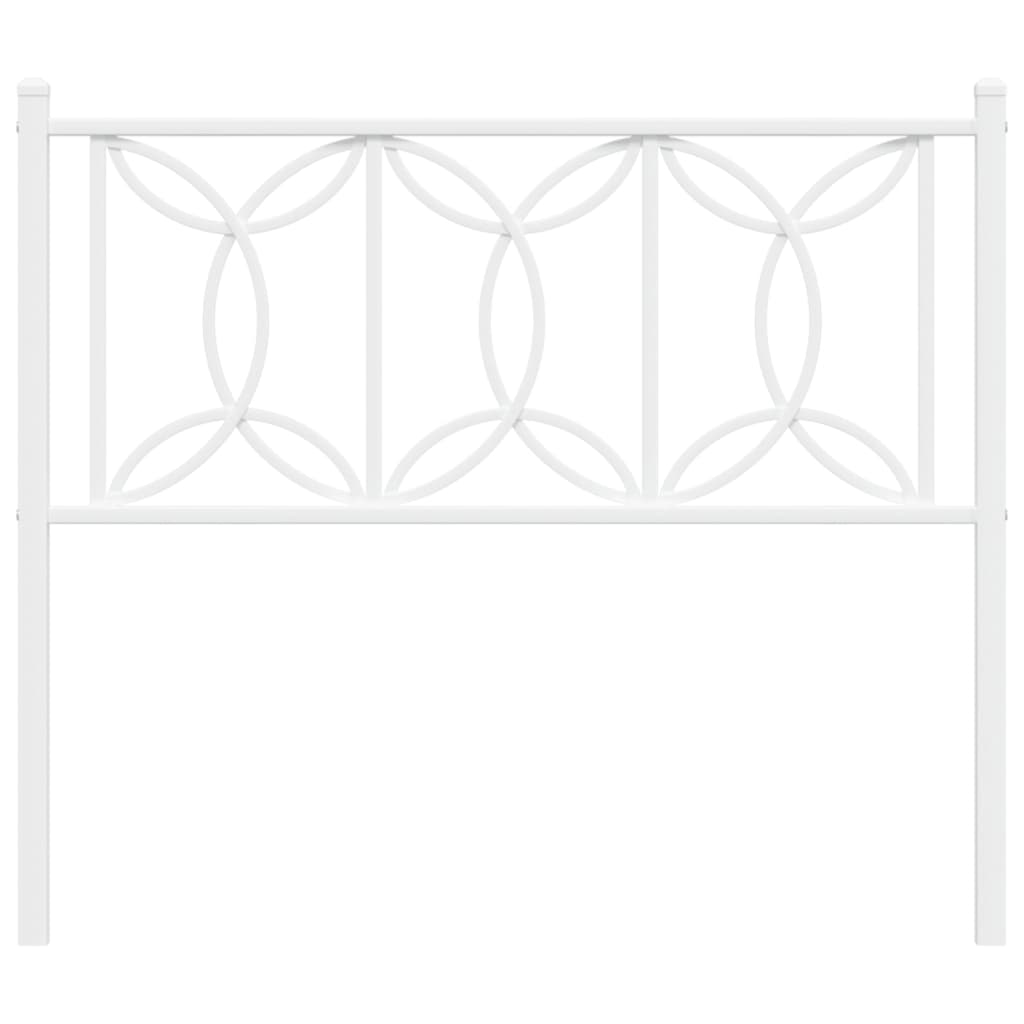 Tête de lit métal blanc 100 cm - XIOS