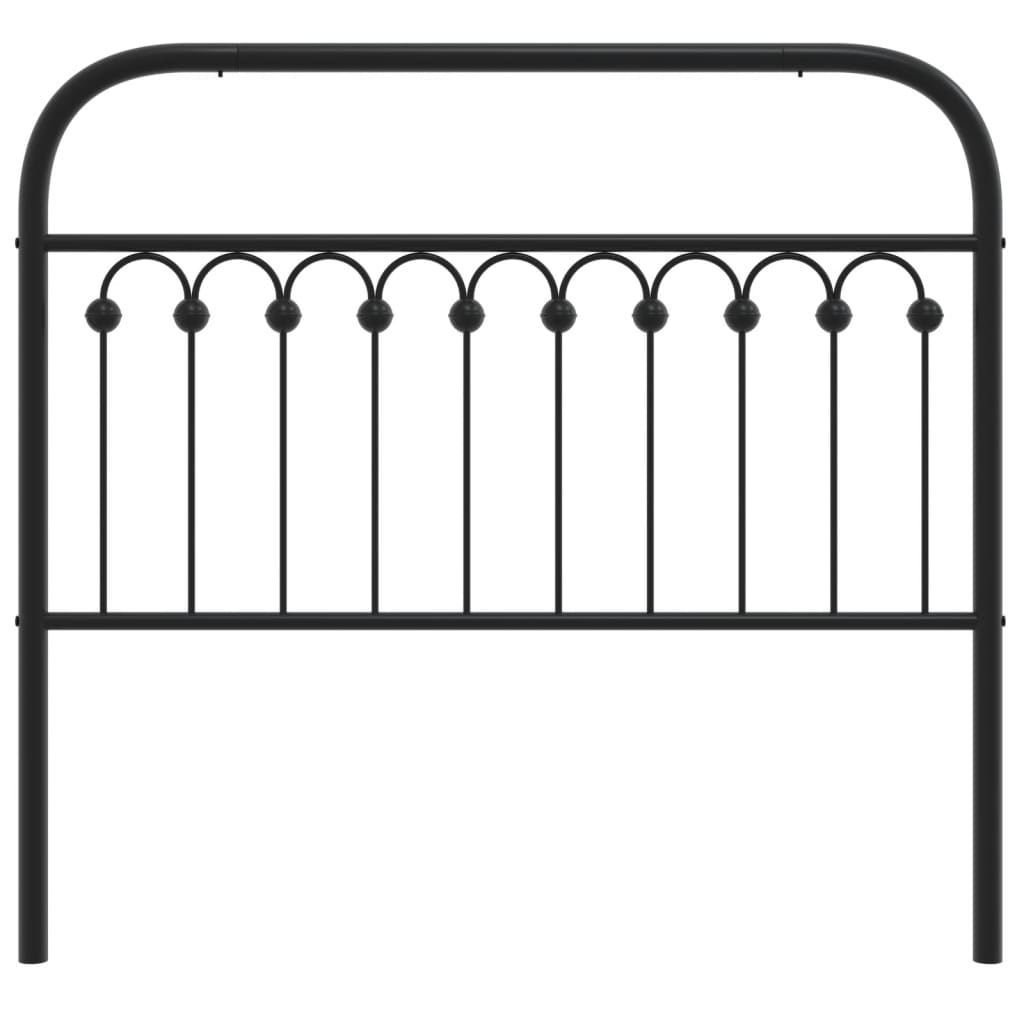 Tête de lit métal noir 107 cm - XIOS