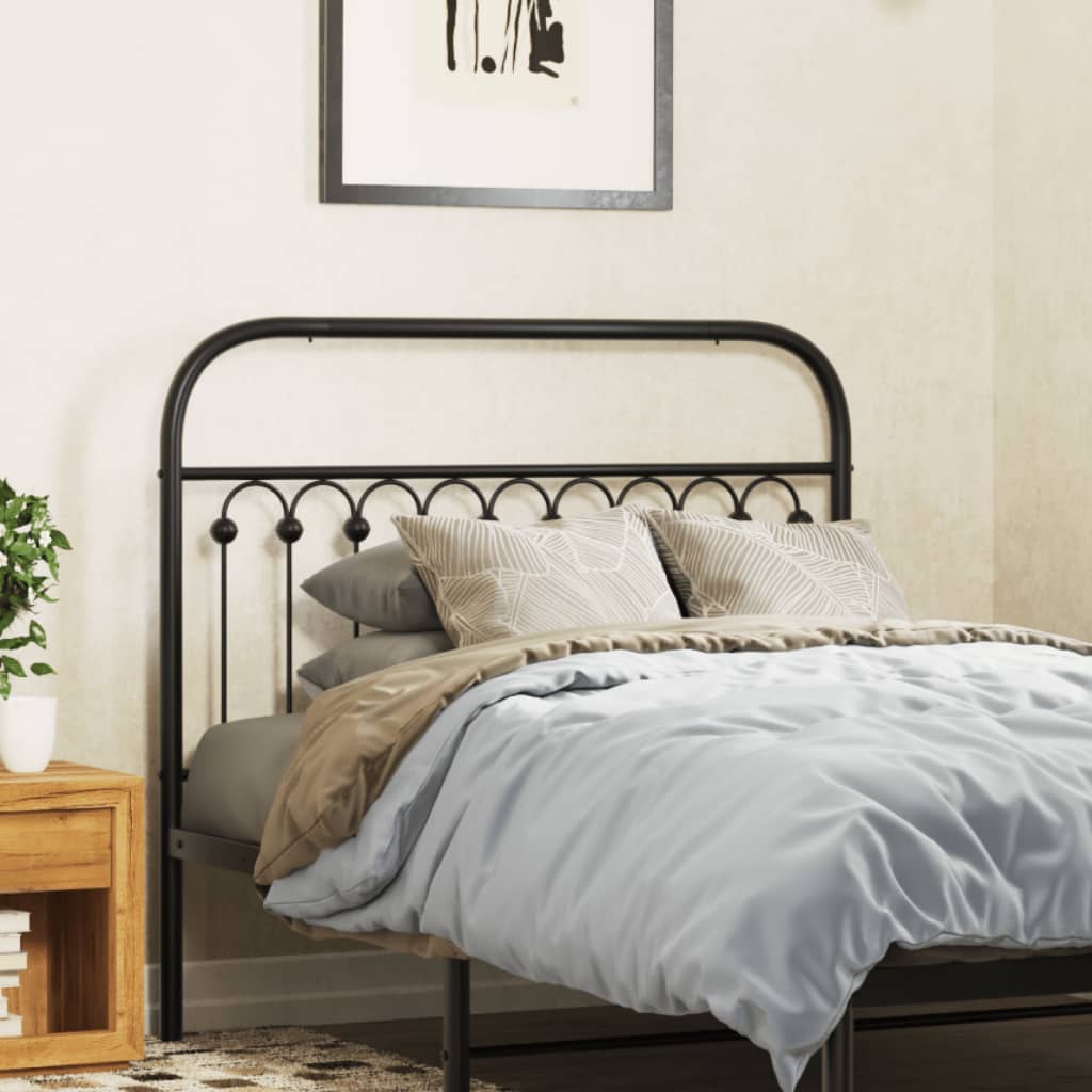 Tête de lit métal noir 107 cm - XIOS