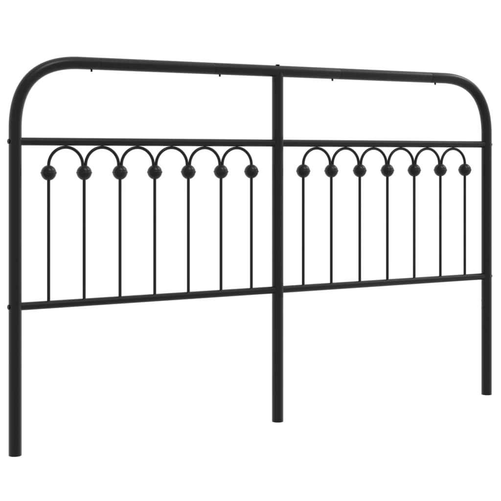 Tête de lit métal noir 150 cm - XIOS