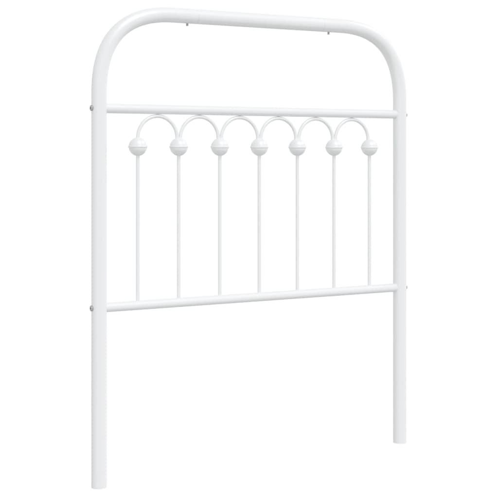 Tête de lit métal blanc 75 cm - XIOS