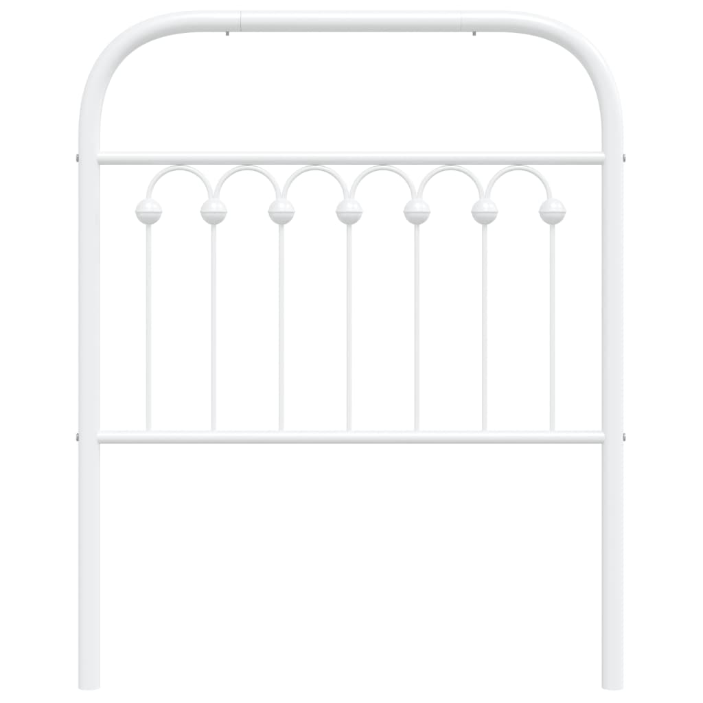 Tête de lit métal blanc 75 cm - XIOS