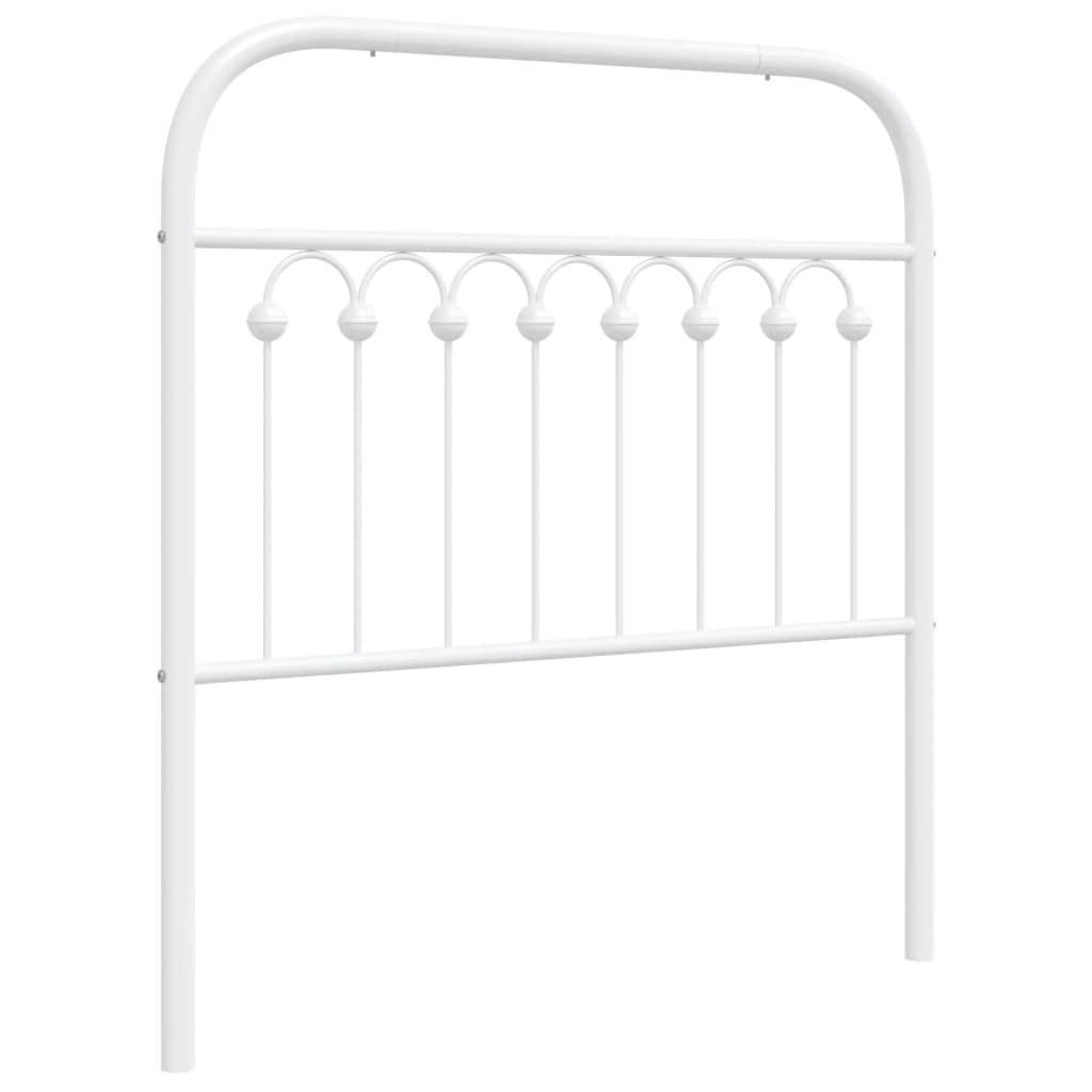 Tête de lit métal blanc 90 cm - XIOS
