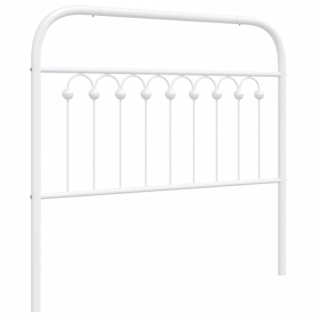 Tête de lit métal blanc 100 cm - XIOS