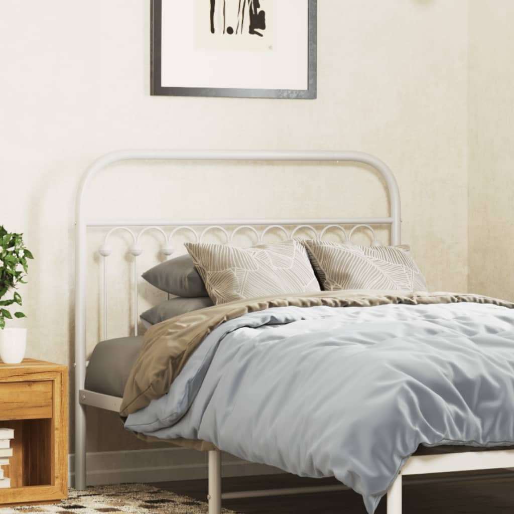Tête de lit métal blanc 100 cm - XIOS