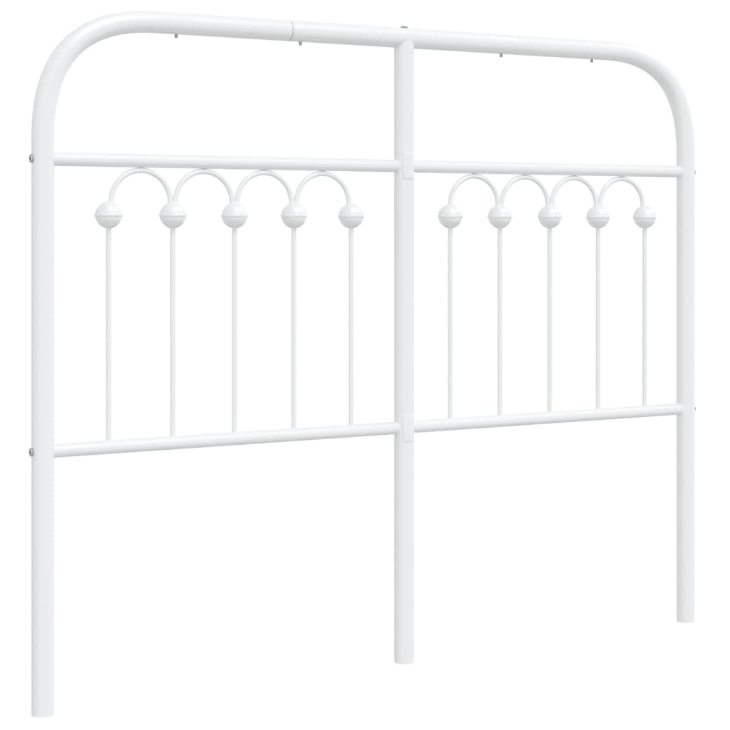 Tête de lit métal blanc 120 cm - XIOS
