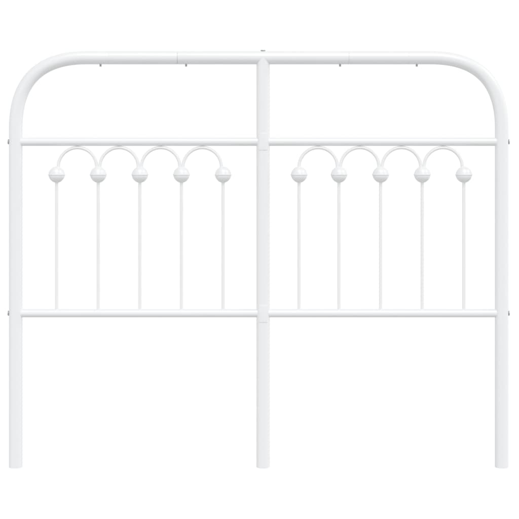 Tête de lit métal blanc 120 cm - XIOS