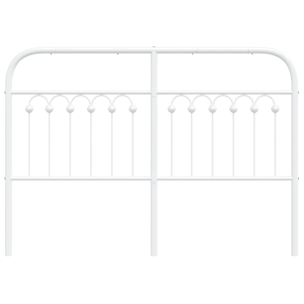 Tête de lit métal blanc 135 cm - XIOS