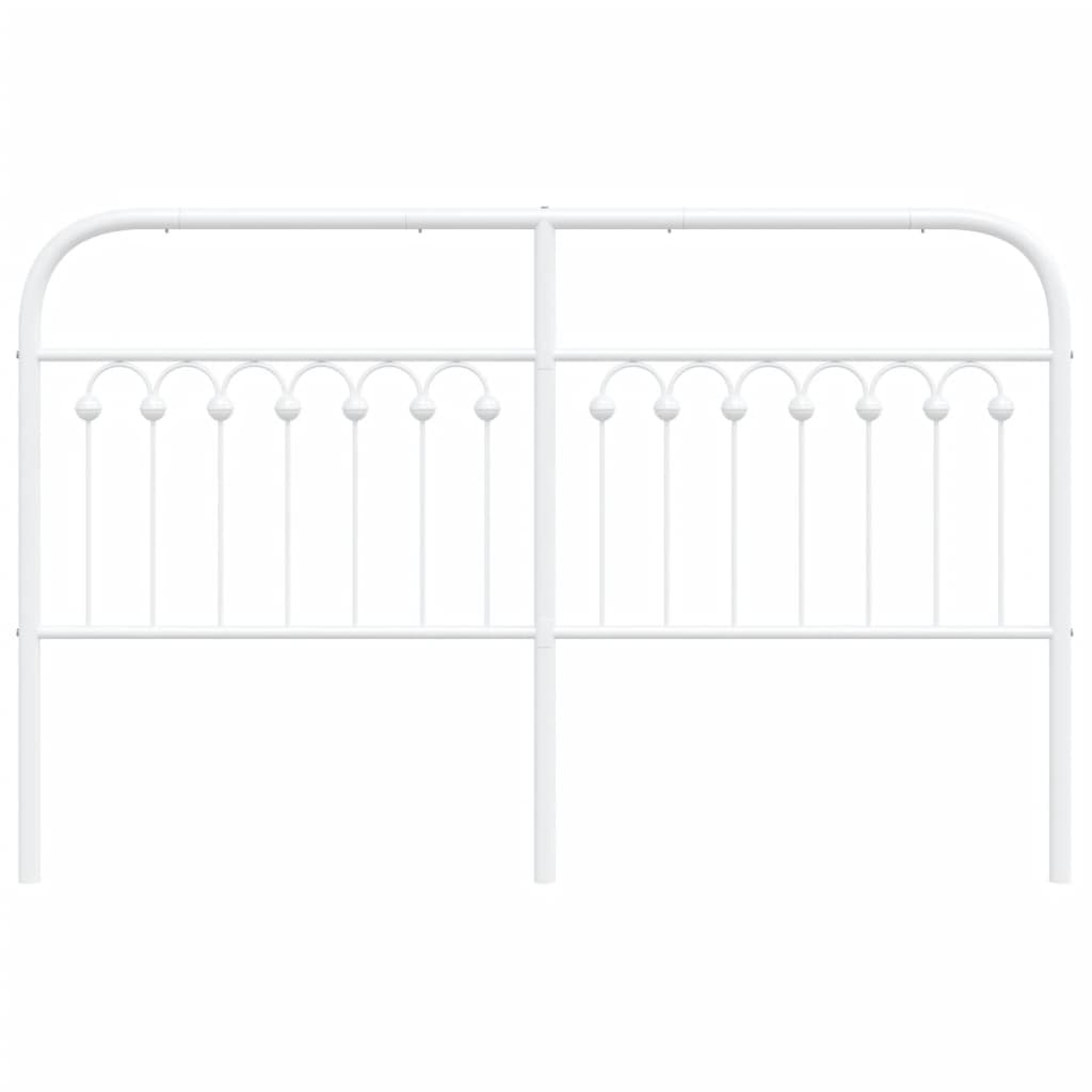 Tête de lit métal blanc 150 cm - XIOS