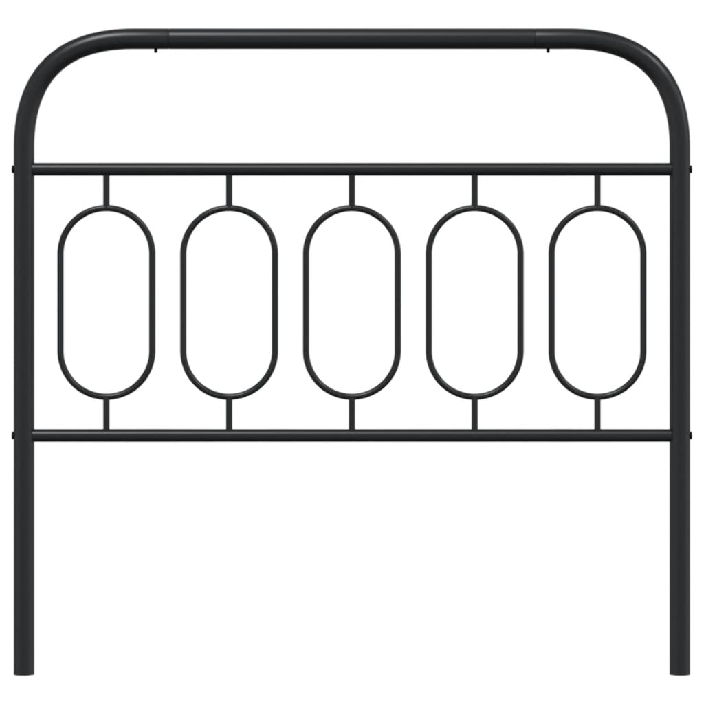 Tête de lit métal noir 107 cm - XIOS