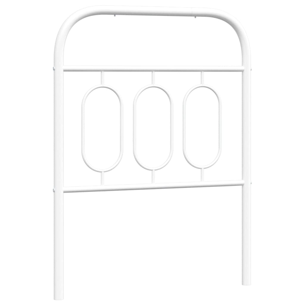 Tête de lit métal blanc 75 cm - XIOS