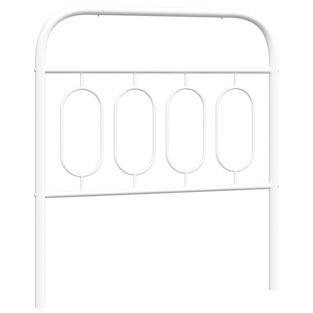 Tête de lit métal blanc 80 cm - XIOS