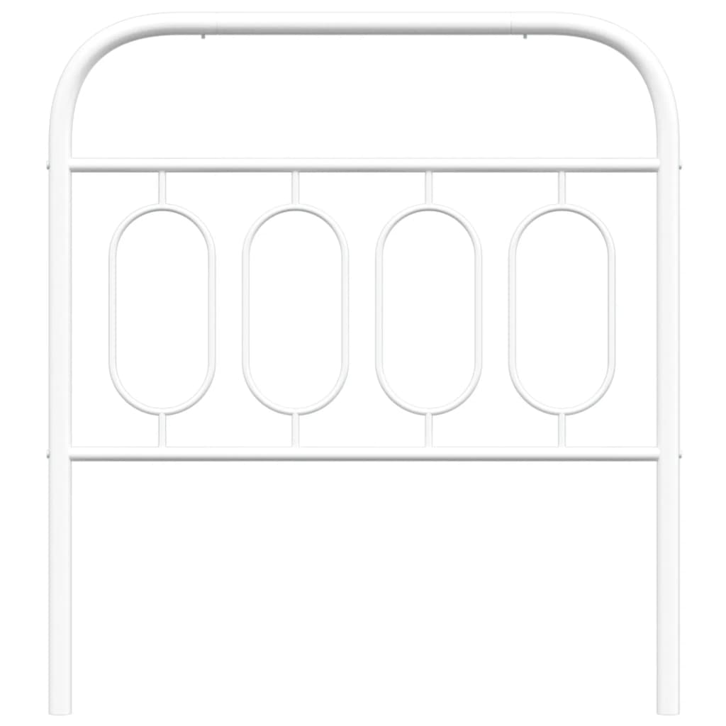 Tête de lit métal blanc 90 cm - XIOS