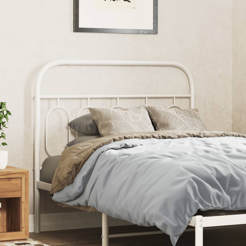 Tête de lit métal blanc 100 cm - XIOS
