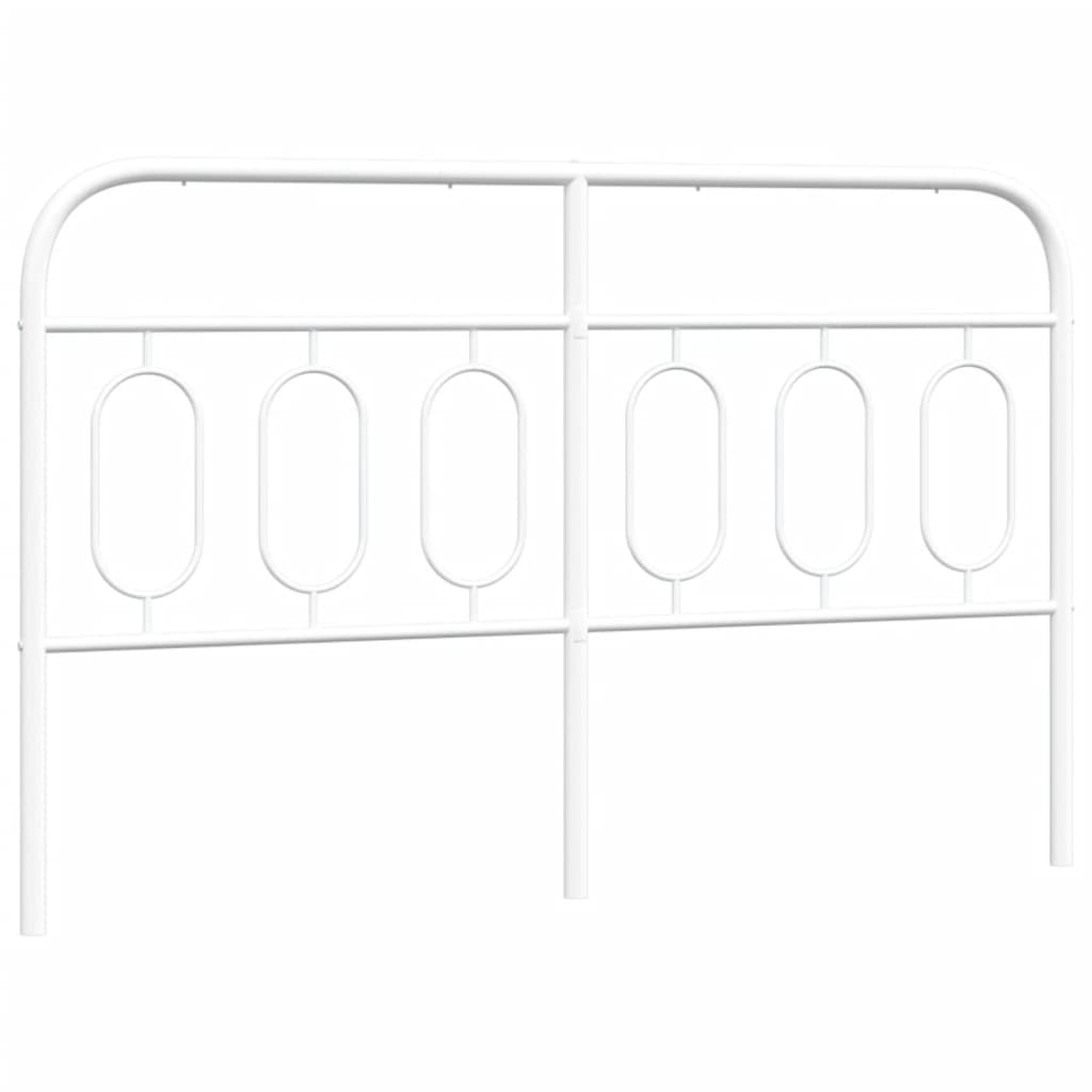 Tête de lit métal blanc 137 cm - XIOS